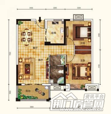 中国铁建公园3326户型